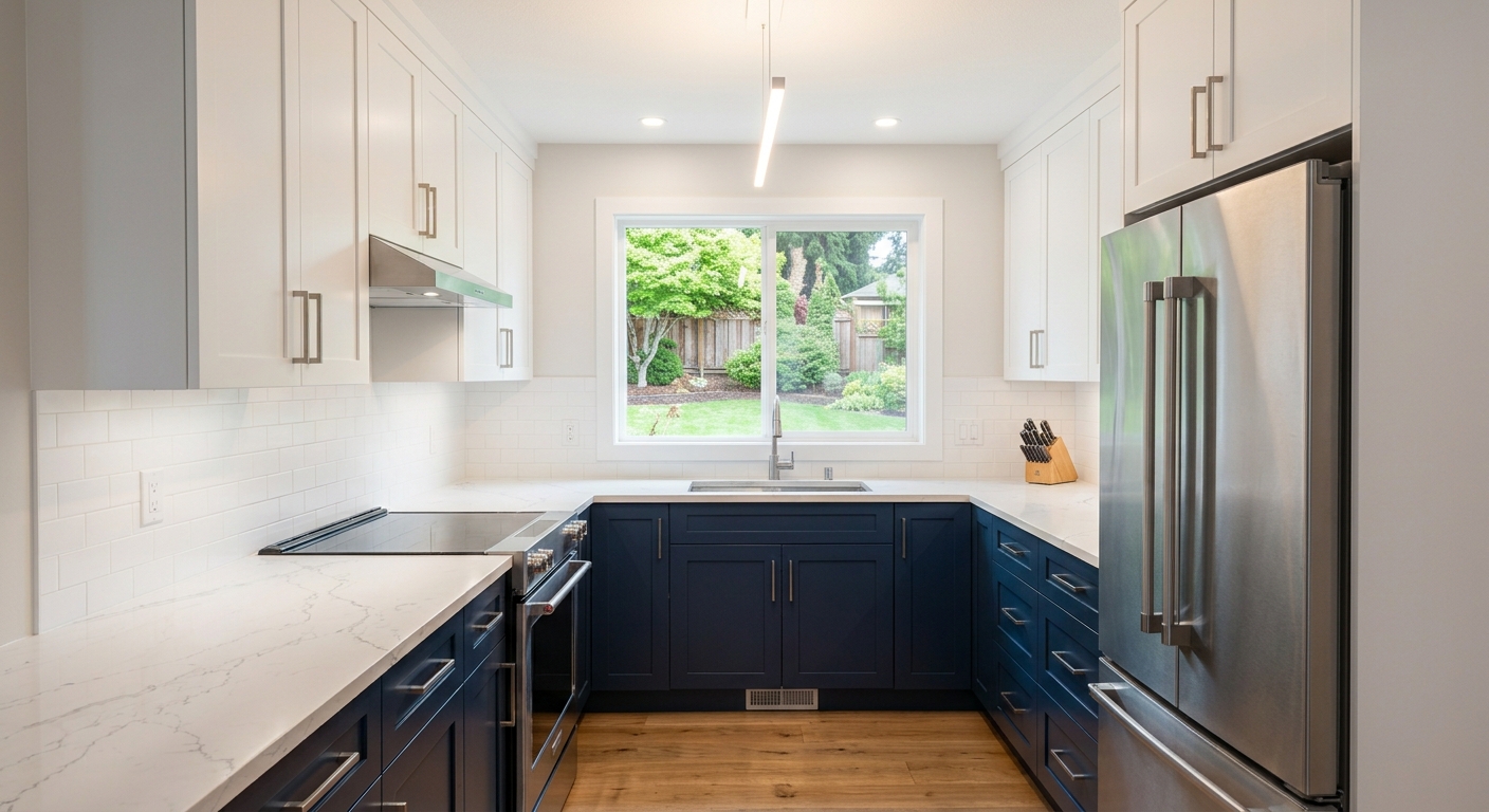Pineville Complete Kitchen Overhaul - After Completed Kitchen Installation